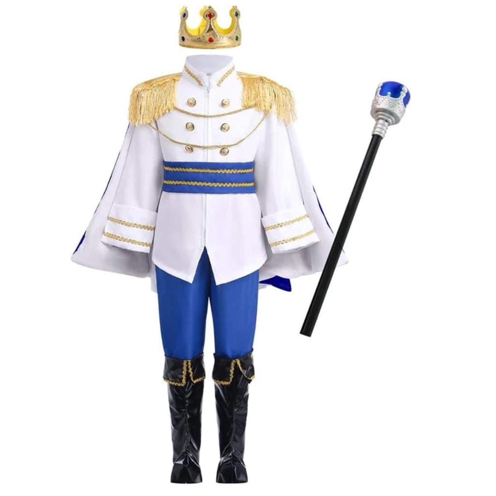 Halloween Costumes Kids Royal Prince Costume Set - Image 3