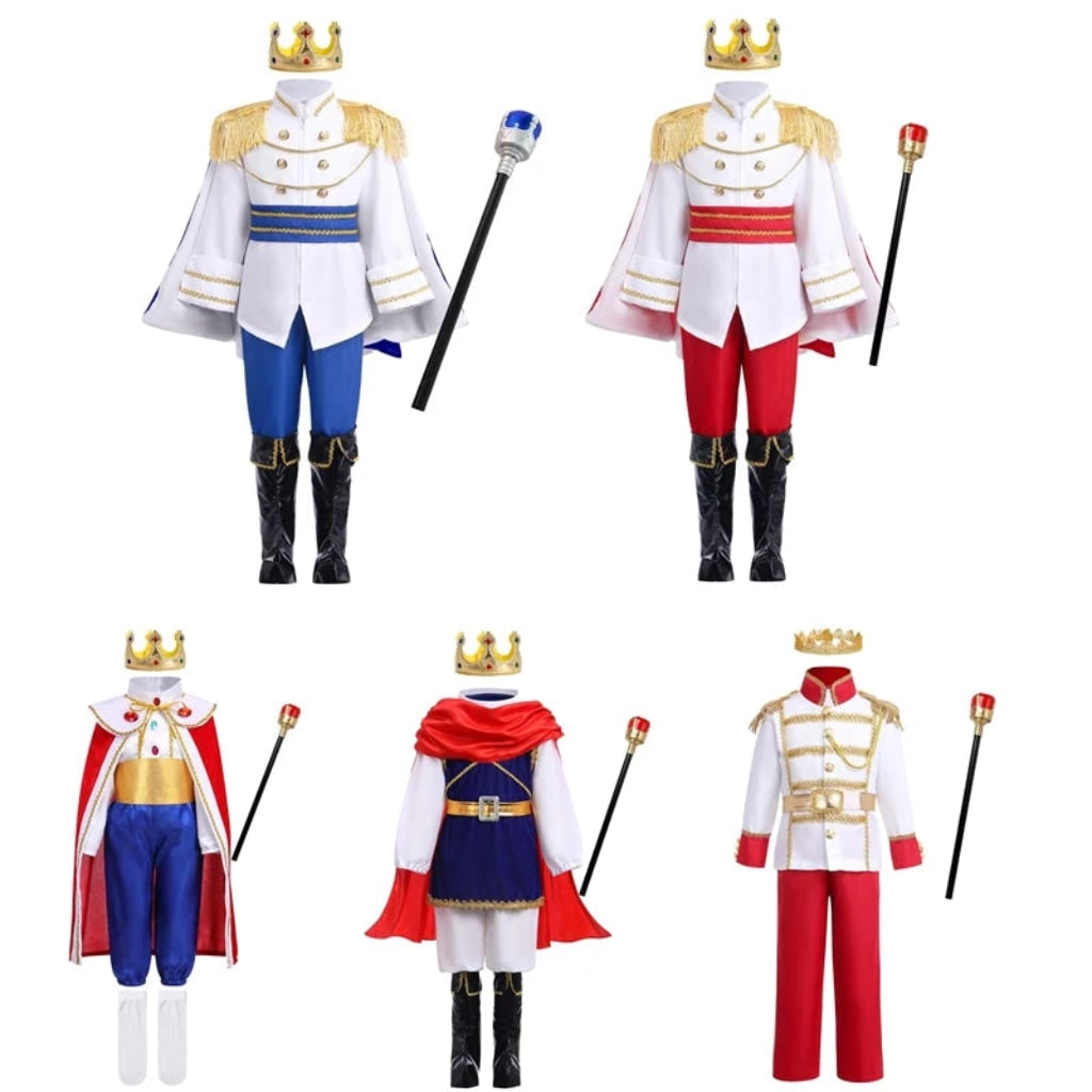 Halloween Costumes Kids Royal Prince Costume Set - Image 6