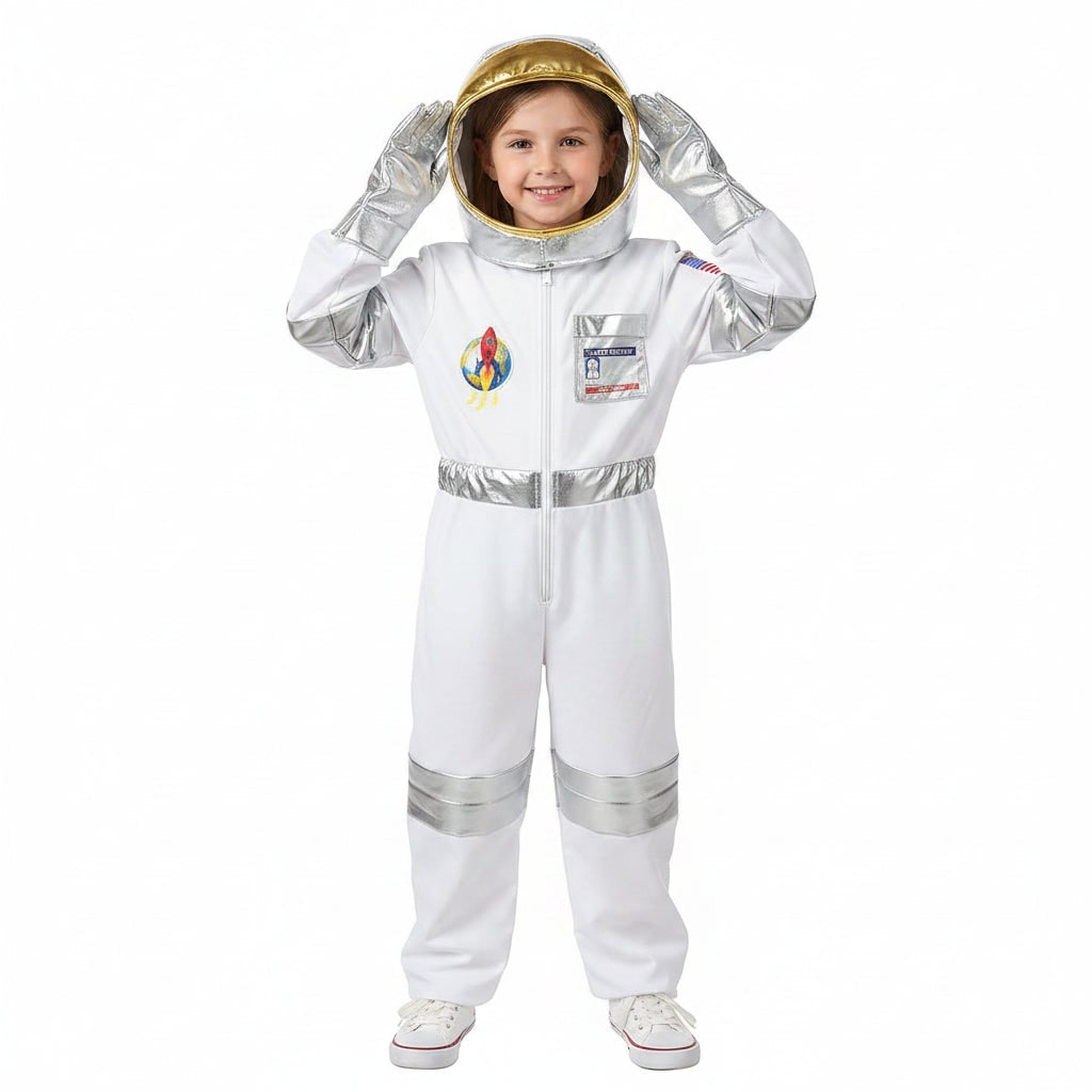 Halloween Costumes Kids Space Explorer Jumpsuit - Image 1