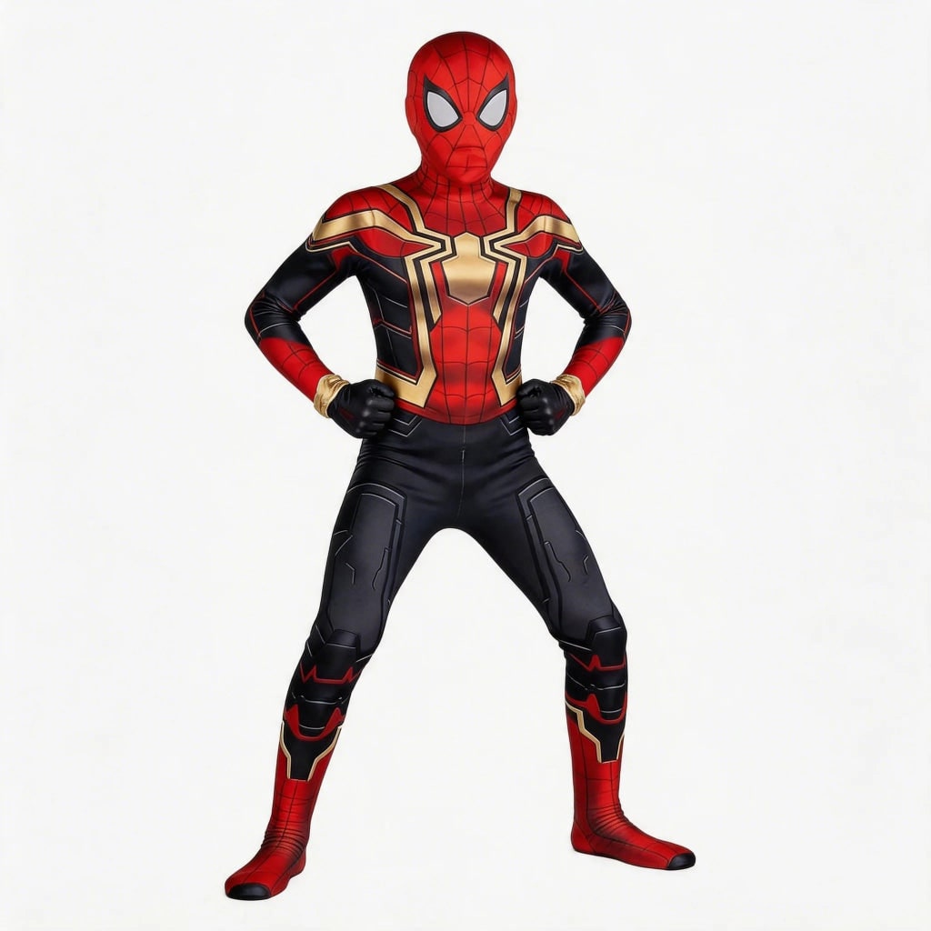 Halloween Costumes Kids Superhero Jumpsuit Outfit - Image 1