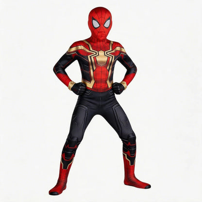 Halloween Costumes Kids Superhero Jumpsuit Outfit - Image 1
