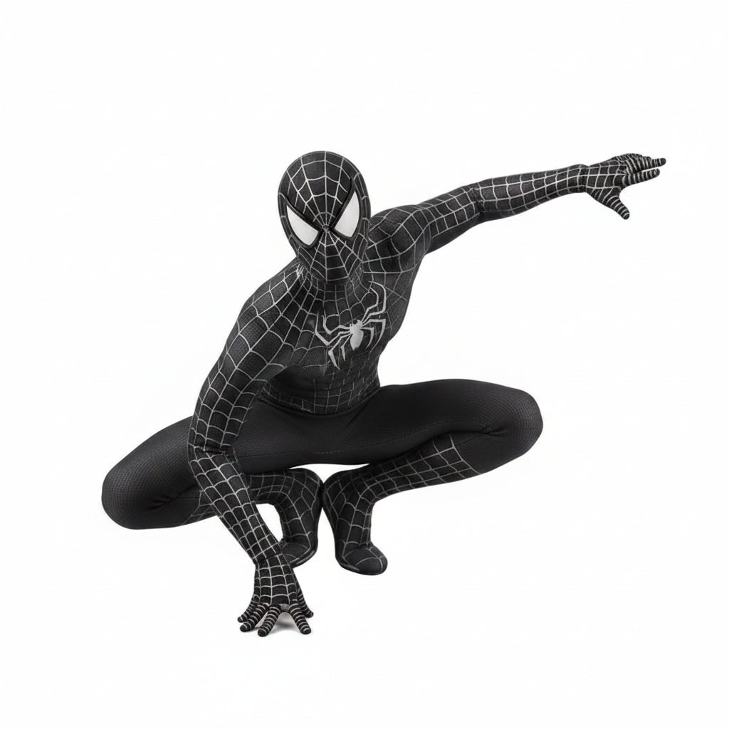 Halloween Costumes Kids Web Hero Jumpsuit Set - Image 1