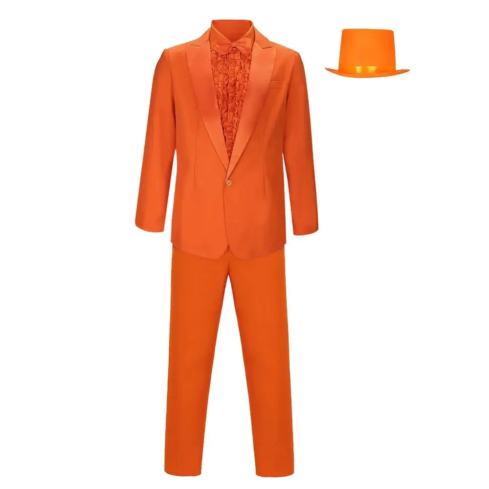 Halloween Costumes Mens Formal Suit Hat Outfit - Image 1