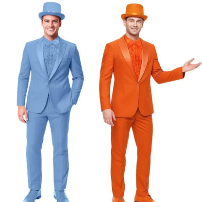 Halloween Costumes Mens Formal Suit Hat Outfit - Image 2