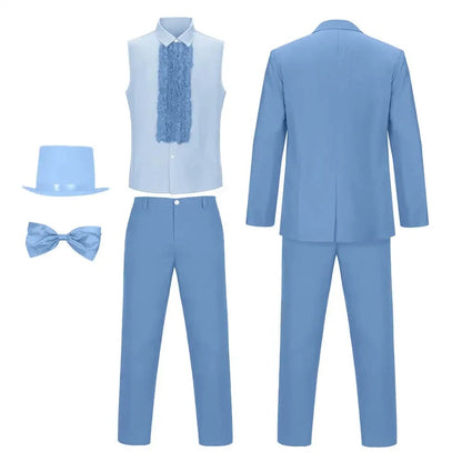 Halloween Costumes Mens Formal Suit Hat Outfit - Image 5