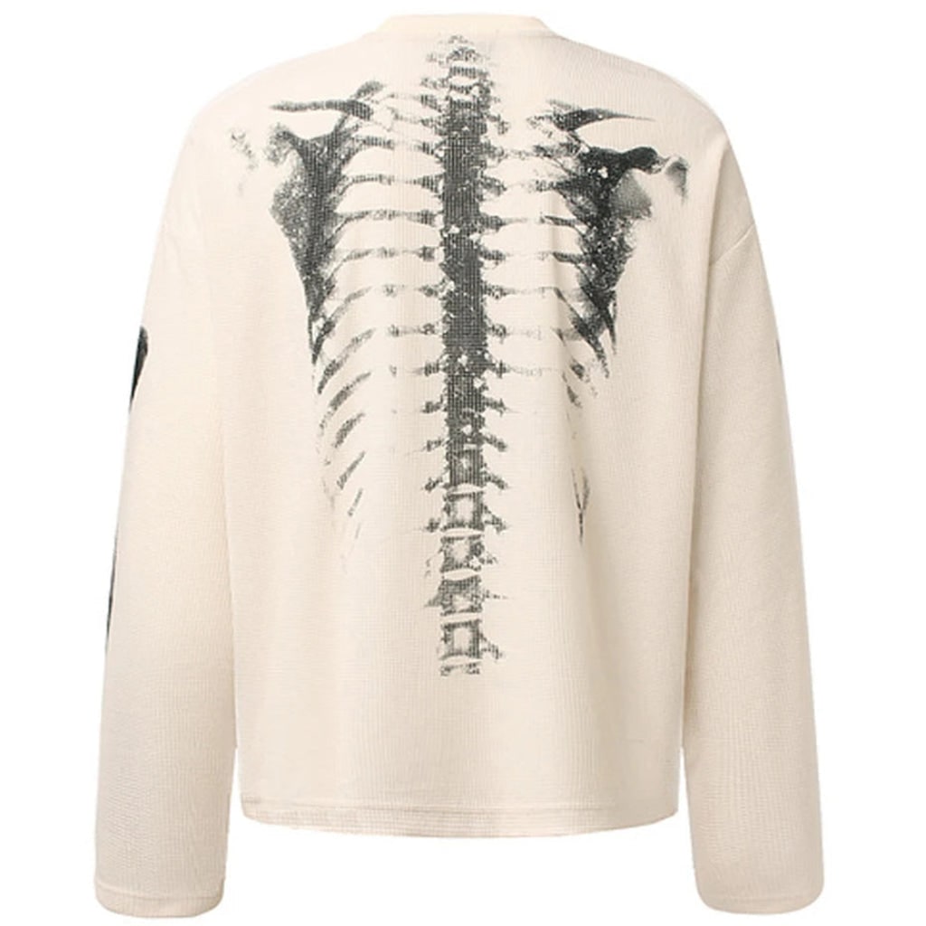 Halloween Costumes Mens Skeleton Shirt Outfit - Image 2