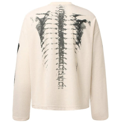 Halloween Costumes Mens Skeleton Shirt Outfit - Image 2