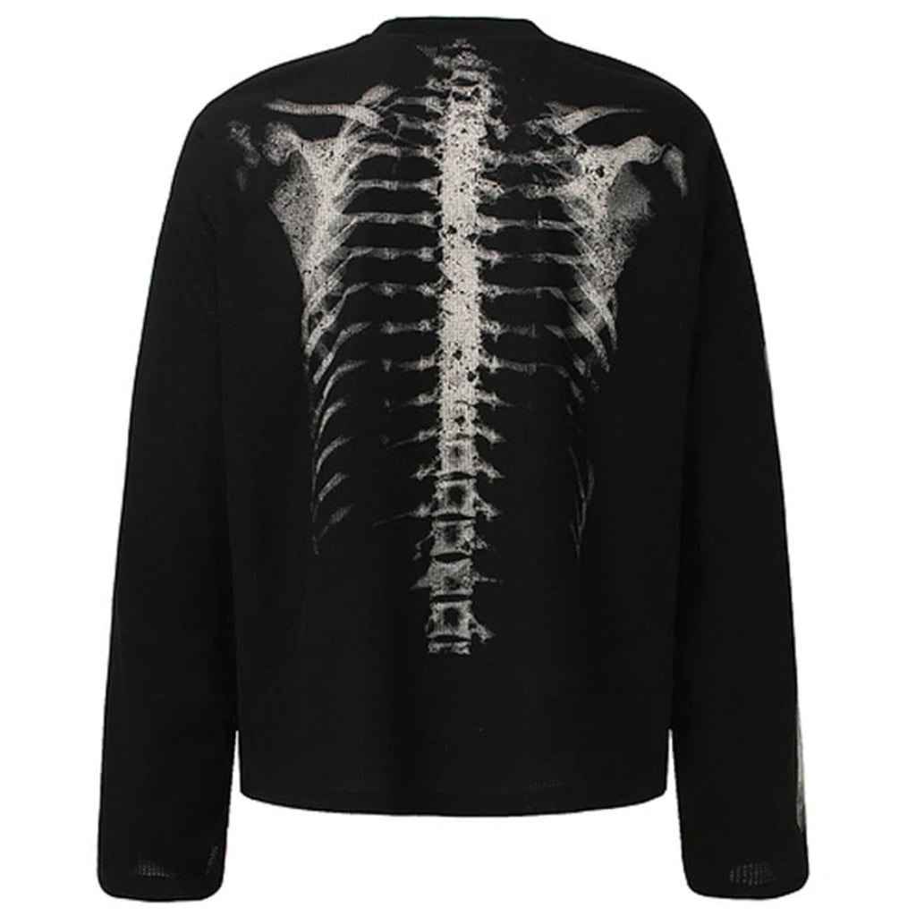 Halloween Costumes Mens Skeleton Shirt Outfit - Image 4