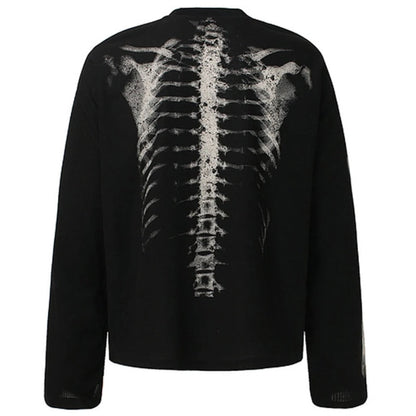 Halloween Costumes Mens Skeleton Shirt Outfit - Image 4