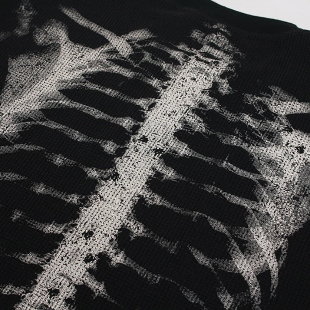 Halloween Costumes Mens Skeleton Shirt Outfit - Image 5