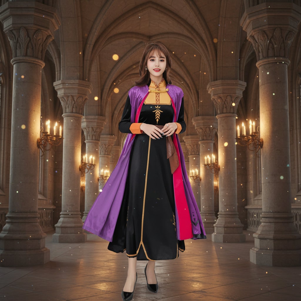 Halloween Costumes Princess Dress Cape Women - Image 1