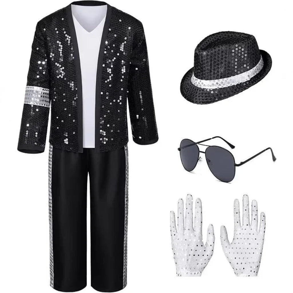 Halloween Costumes Sequin Jacket Set Performance Outfit - Image 4