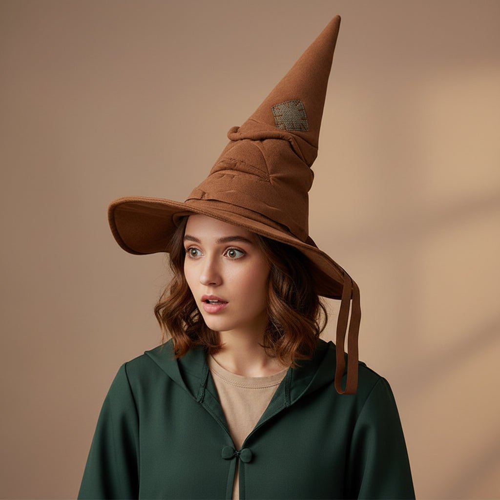 Halloween Costumes Witch Hat Cape Adults - Image 2