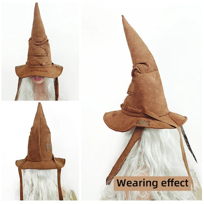 Halloween Costumes Witch Hat Cape Adults - Image 3