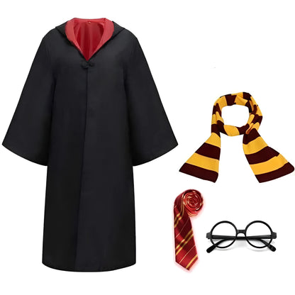 Fato de Bruxo para Halloween com Capa