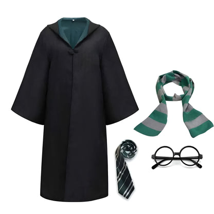Fato de Bruxo para Halloween com Capa