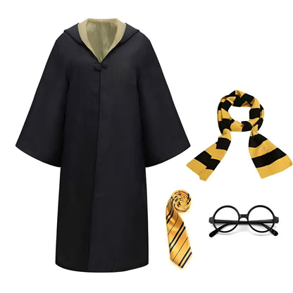 Fato de Bruxo para Halloween com Capa