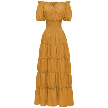 Halloween Costumes Womens Boho Maxi Dress Outfit - Image 10