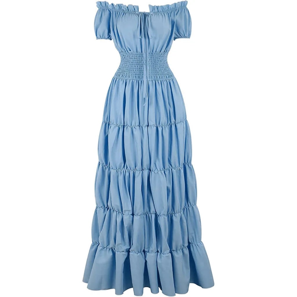 Halloween Costumes Womens Boho Maxi Dress Outfit - Image 11
