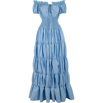Halloween Costumes Womens Boho Maxi Dress Outfit - Image 11