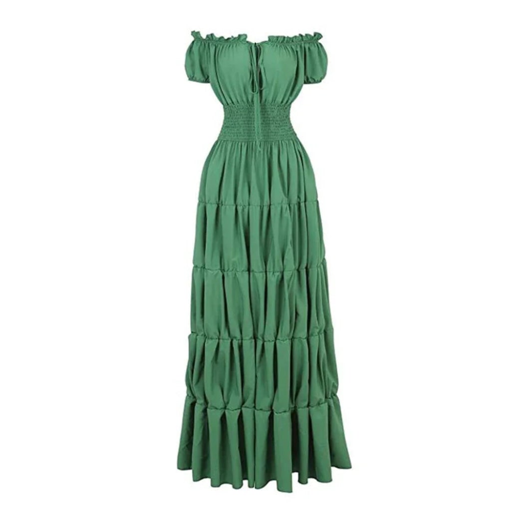 Halloween Costumes Womens Boho Maxi Dress Outfit - Image 3