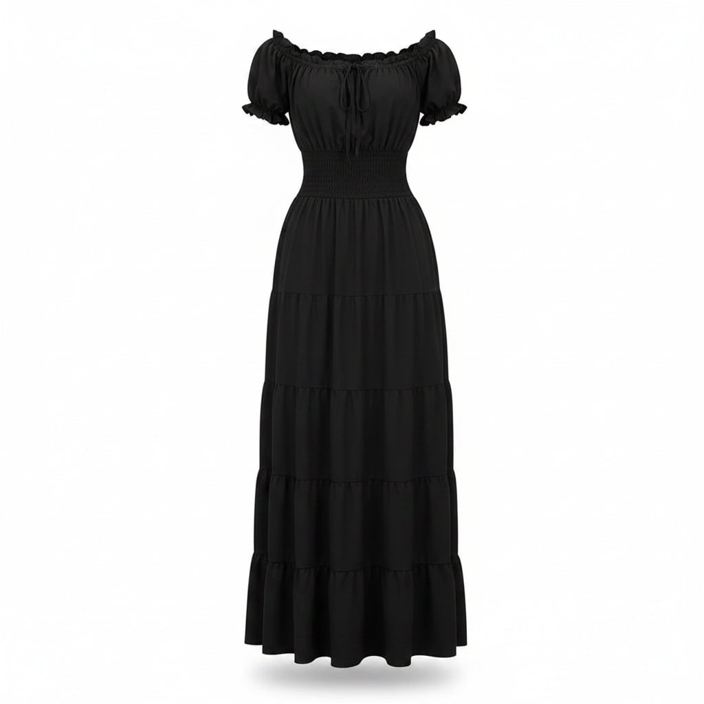 Halloween Costumes Womens Boho Maxi Dress Outfit – DecorsDeluxe