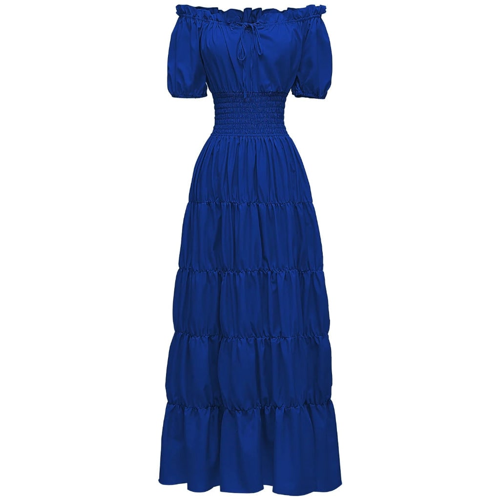 Halloween Costumes Womens Boho Maxi Dress Outfit - Image 5