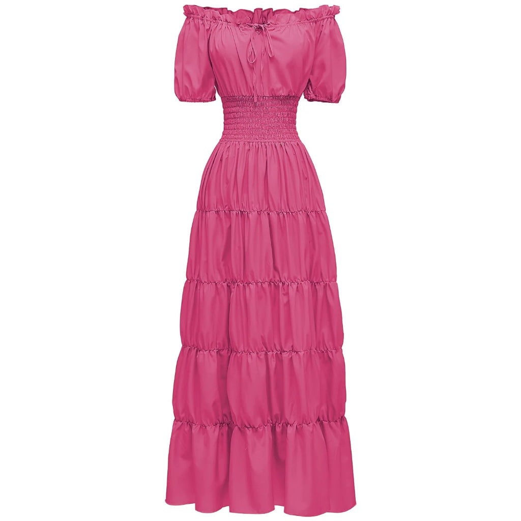 Halloween Costumes Womens Boho Maxi Dress Outfit - Image 7