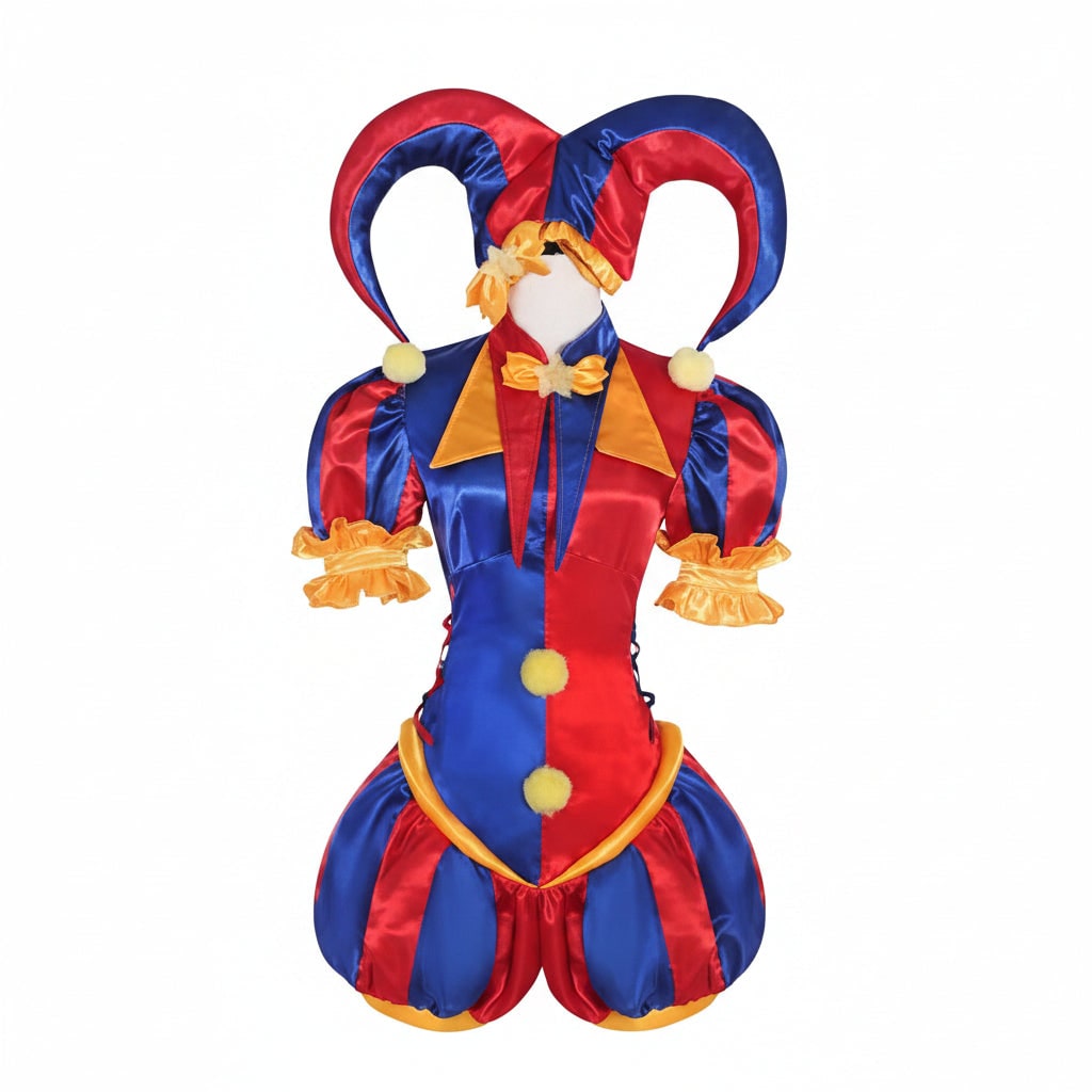 Halloween Costumes Womens Jester Party Outfit - Image 2