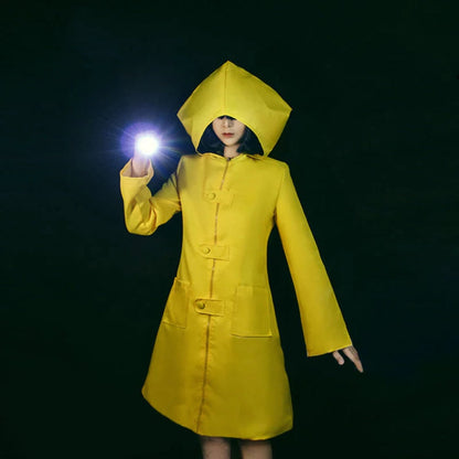 Halloween Costumes Yellow Raincoat Hooded Design - Image 2