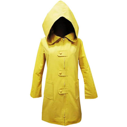 Halloween Costumes Yellow Raincoat Hooded Design - Image 3