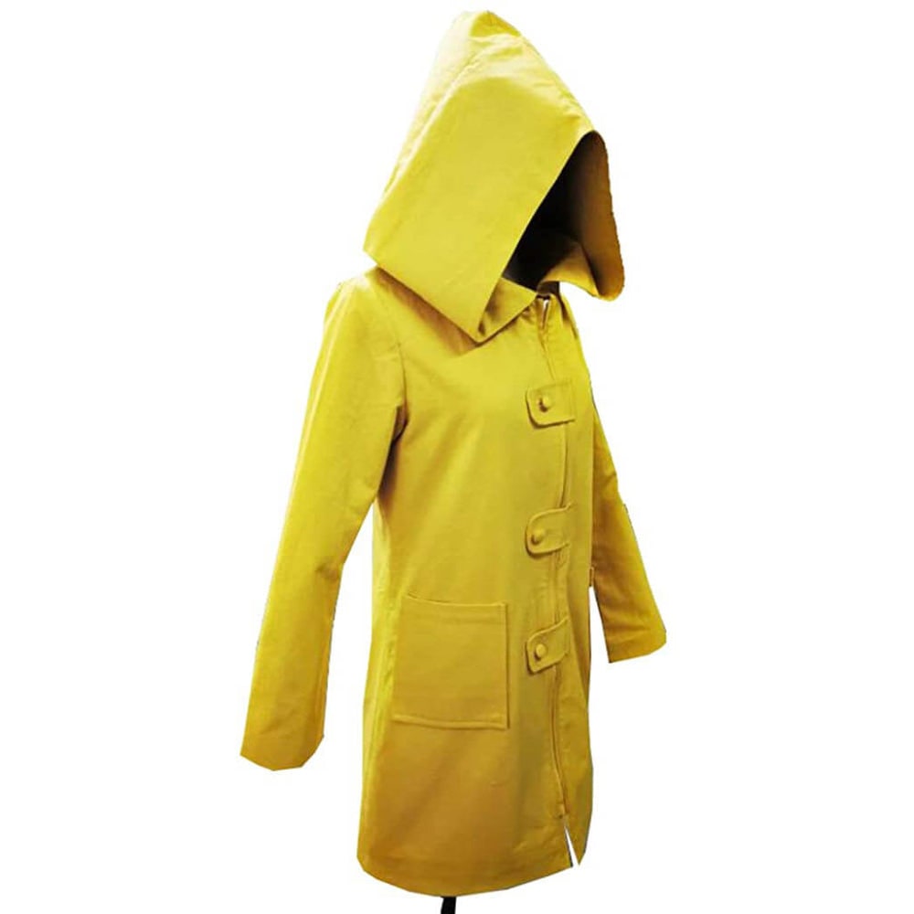 Halloween Costumes Yellow Raincoat Hooded Design - Image 4
