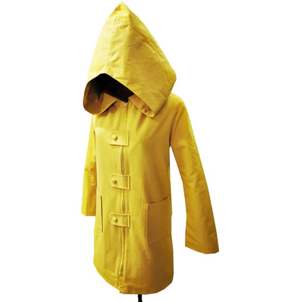 Halloween Costumes Yellow Raincoat Hooded Design - Image 5