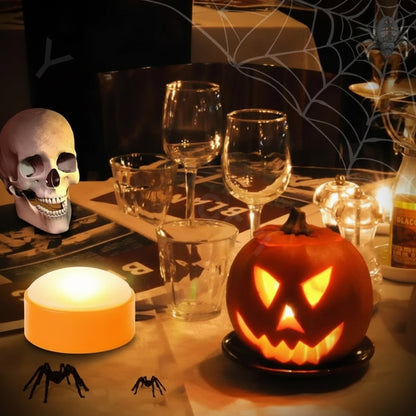 Halloween Decoration Battery Operated Lights Orange Light - Image 4