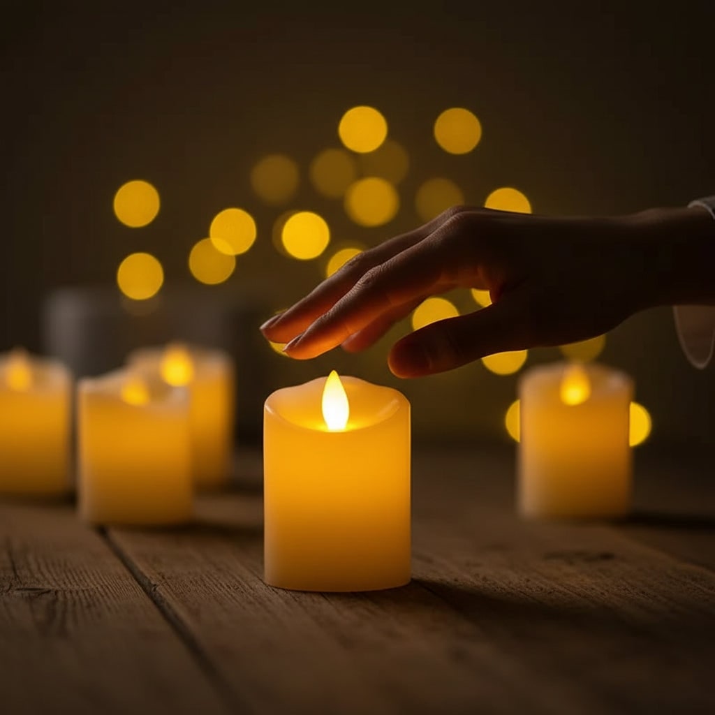Halloween Decoration Flameless Candles Battery Operated - Image 5
