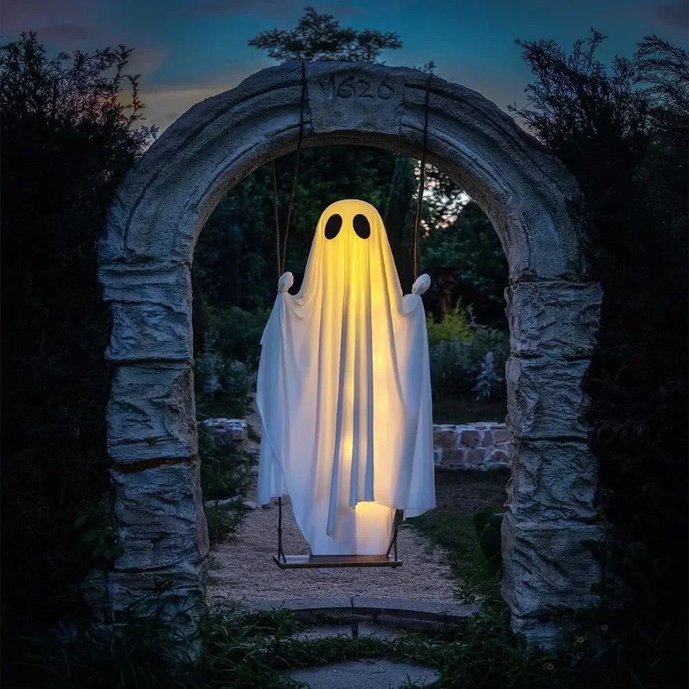 Halloween Decoration Ghost Flying Remote Controlled Swing - Image 1