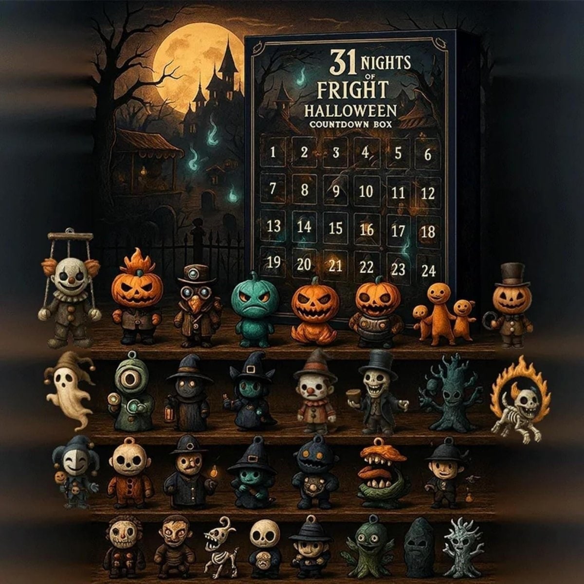Halloween Decoration Gift Idea Halloween Advent Calendar - Image 2