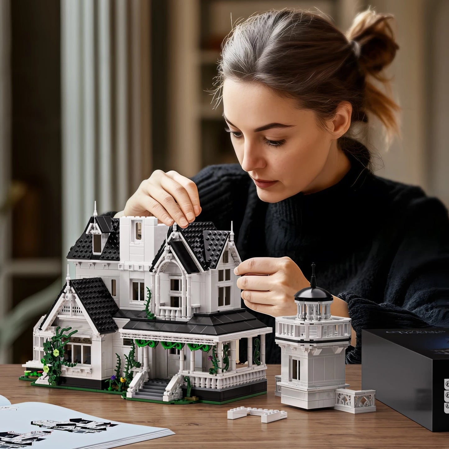 Halloween Decoration Haunted House Building Set - Image 1