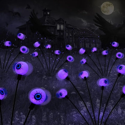Halloween Decoration LED Lights Solar Powered Garden Orbs - Image 2