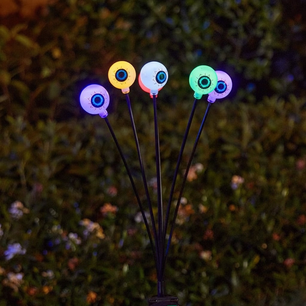 Halloween Decoration LED Lights Solar Powered Garden Orbs - Image 5