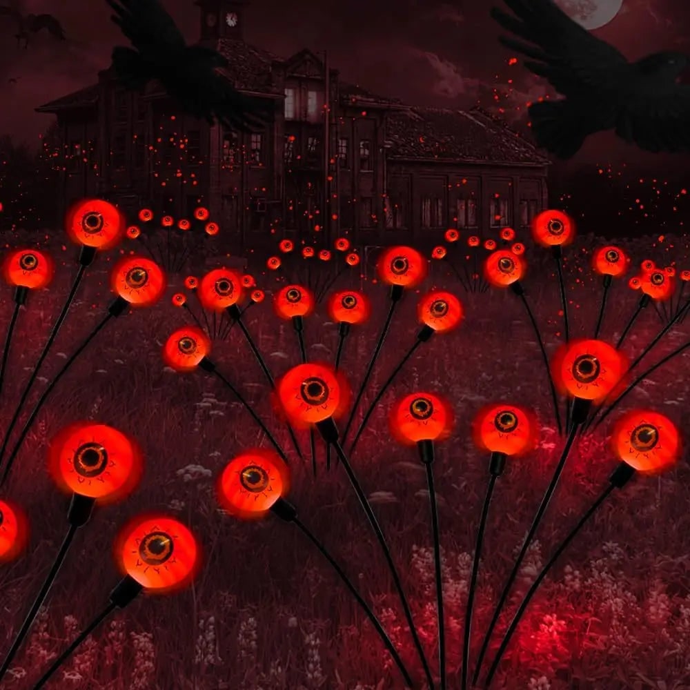 Halloween Decoration LED Lights Solar Powered Garden Orbs - Image 6