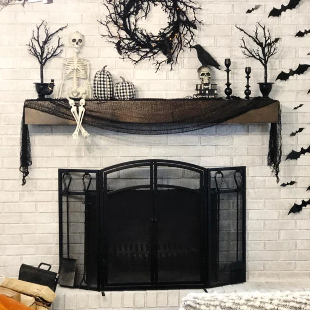 Halloween Decoration Netting Spooky Spider Web - Image 2