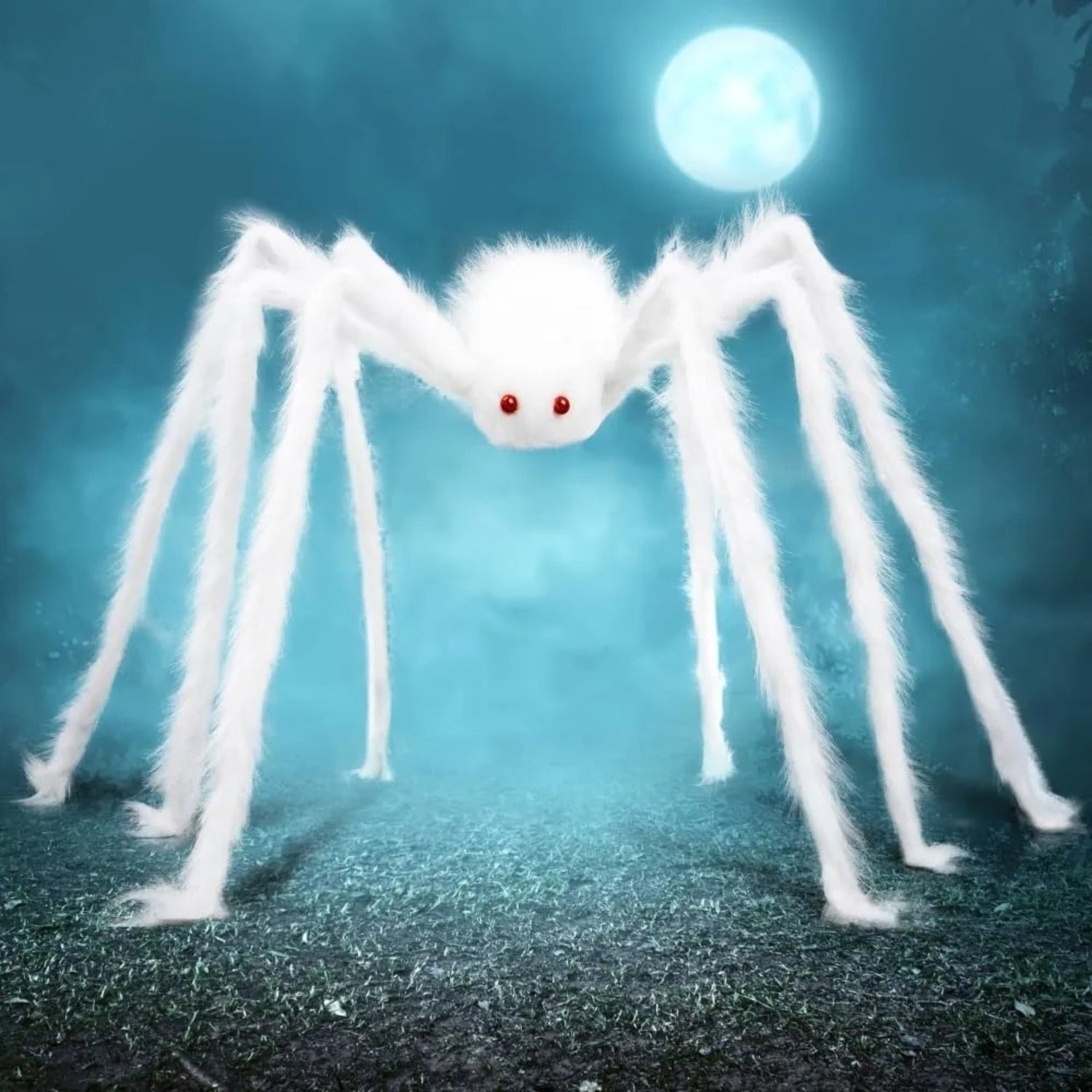 Halloween Decoration Party Decor Giant Spider LED Outdoor - Image 4