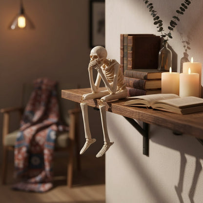 Halloween Decoration Skeleton Figurine Home Decor Accent - Image 1