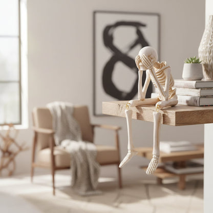Halloween Decoration Skeleton Figurine Home Decor Accent - Image 6