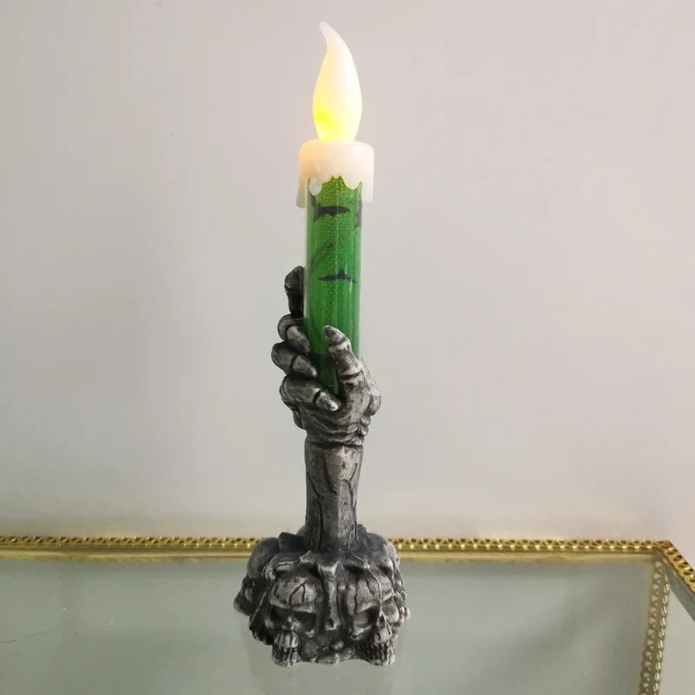 Halloween Decoration Skull Candle Holders Spooky Design - Image 8