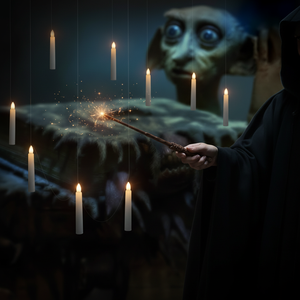Halloween Decorations Floating Candles LED Lighting - Image 4