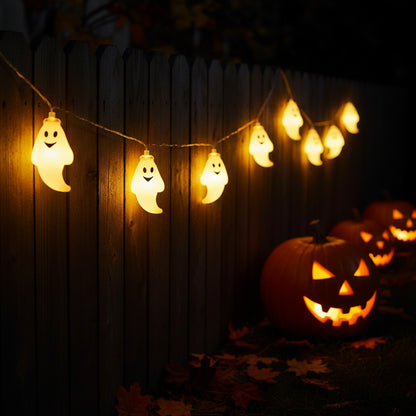 Halloween Decorations LED Soft Lights Ghost Design - Image 1