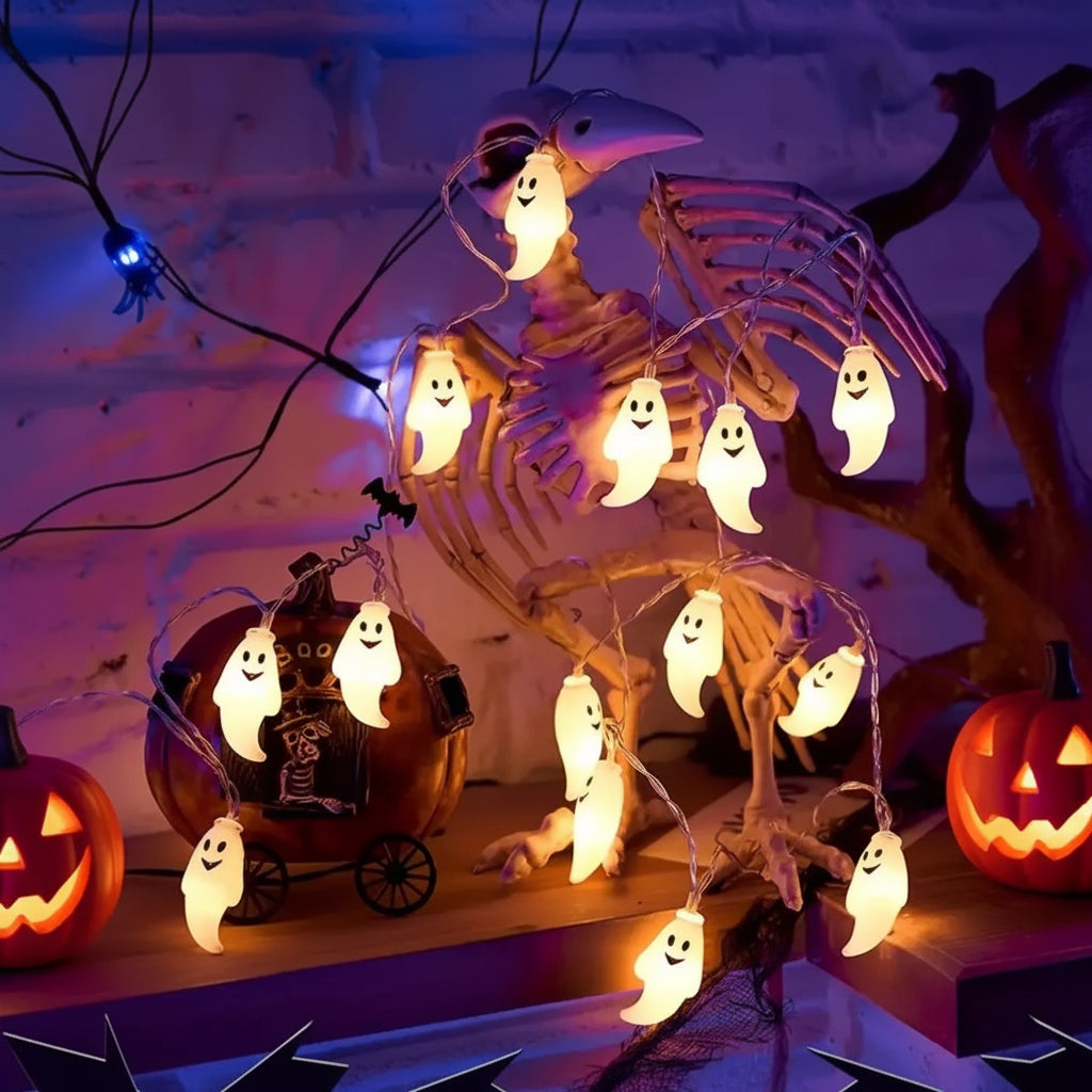 Halloween Decorations LED Soft Lights Ghost Design - Image 2