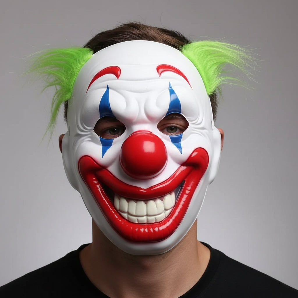 Halloween Mask Horror Clown Costume Adults - Image 1